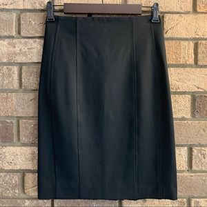 Express Stretch Pencil Skirt Zip Suit Work W0